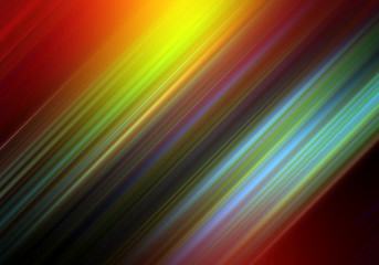 Straight color lines falling from the right side