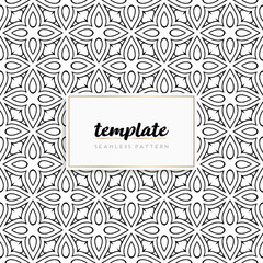 Colorful mandala seamless pattern vector