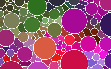 abstract vector stained-glass mosaic background