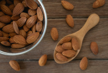 Almonds seeds for making Almond milk