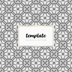 Colorful mandala seamless pattern vector