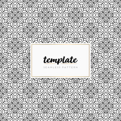 Colorful mandala seamless pattern vector