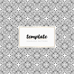 Colorful mandala seamless pattern vector