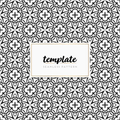 Colorful mandala seamless pattern vector