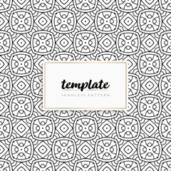 Colorful mandala seamless pattern vector