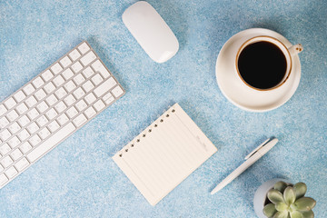 Work at home with online communications, quarantine during the coronavirus pandemic