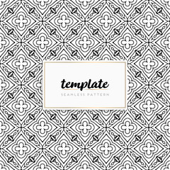 Colorful mandala seamless pattern vector