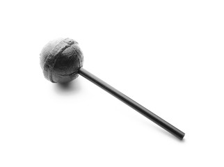 Sweet lollipop on white background