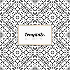 Colorful mandala seamless pattern vector