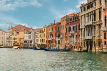 Fototapeta na wymiar Beautiful view of street of Venice. View of Grand Canal