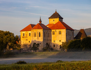 Water castle Svihov near Klatovy, Southern Bohemia, Czech Republic