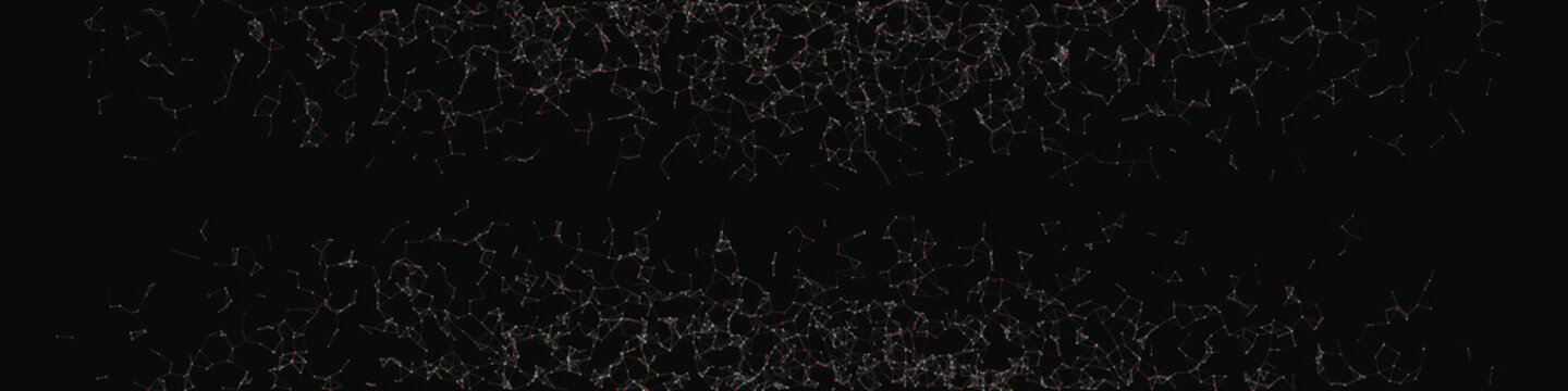 Network Mesh Random Procedural Art background illustration