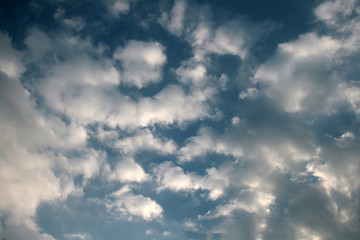 clouds in the blue sky during the daytime