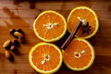 fresh oranges and lemons