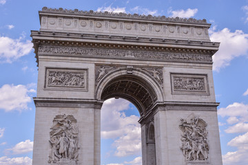 Fototapeta na wymiar The Triumphal Arch, Paris
