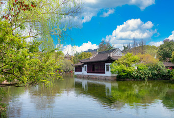 Fototapeta na wymiar Garden scenery of Guyi Garden, Shanghai, China