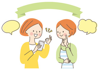 スマホ　紹介する　女性　友達