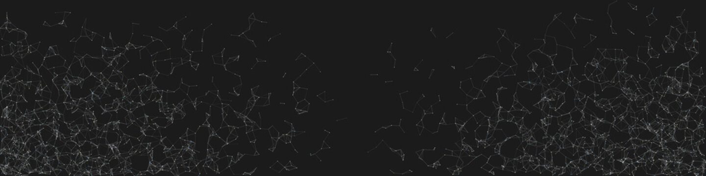 Network Mesh Random Procedural Art background illustration