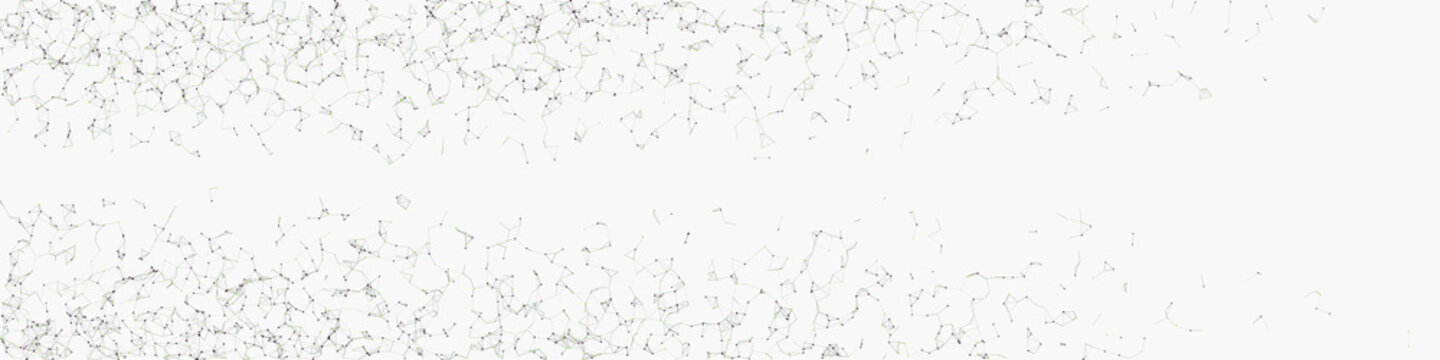 Network Mesh Random Procedural Art background illustration