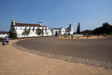 Fototapeta premium Se Cathedral and the church of St Francis of Assisi, Goa, India