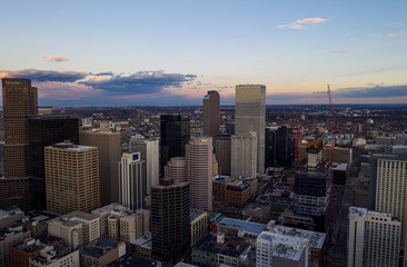 Fototapeta premium Denver by Drone
