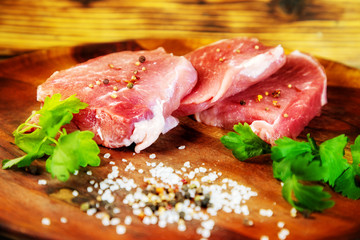 meat and spices