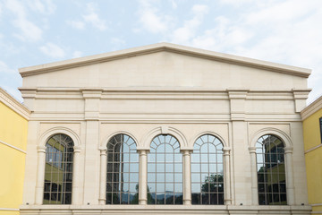 Obraz premium European town style building in Chongqing shopping center, China