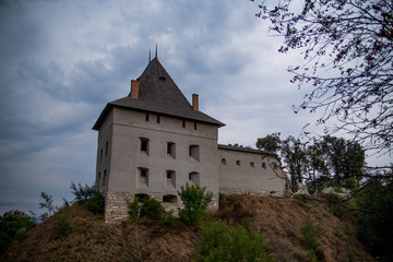 Fototapeta na wymiar the old Galician castle of the 13th-17th centuries in the city of Halych in Ukraine
