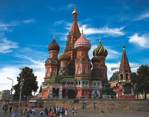 St Basils Cathedral on Red Square in Moscow, Russia