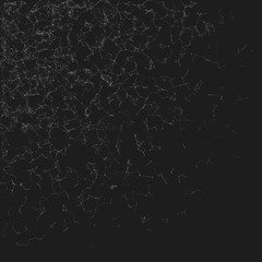 Fototapeta premium Network Mesh Random Procedural Art background illustration