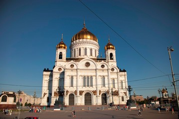 Fototapeta na wymiar Church of Christ the Saviour, Moscow, Russia