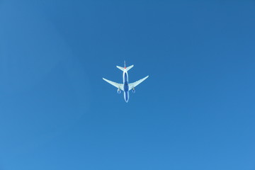 Airliner above