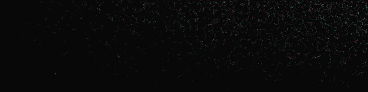 Network Mesh Random Procedural Art background illustration