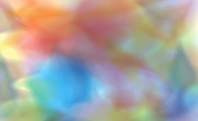 Abstract background - translucent stains of watercolor in rainbow colors