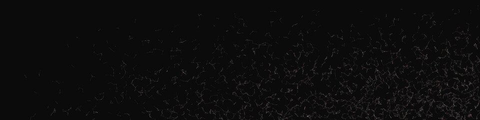 Network Mesh Random Procedural Art background illustration