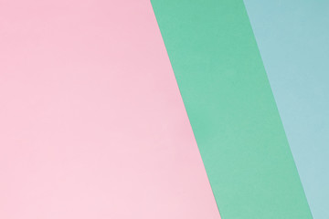 Abstract modern background with pastel pink and mint colors.