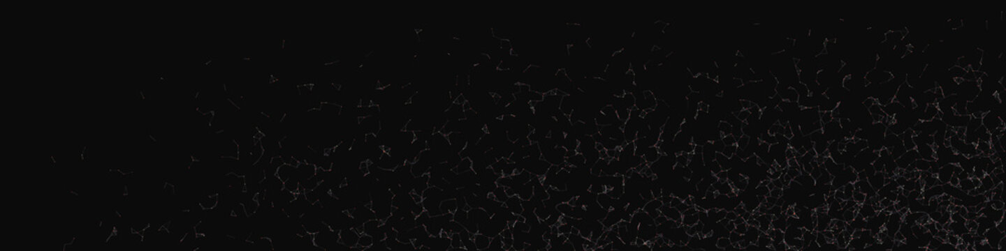 Network Mesh Random Procedural Art background illustration