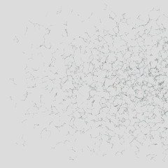 Network Mesh Random Procedural Art background illustration