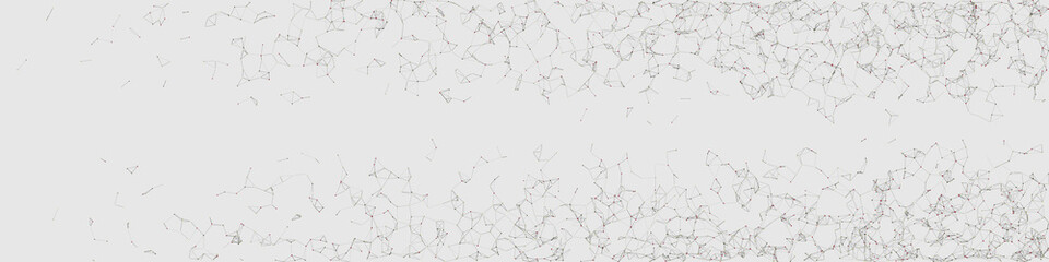 Network Mesh Random Procedural Art background illustration