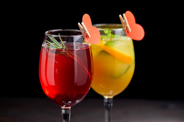 tasty cocktails for Valentine's Day