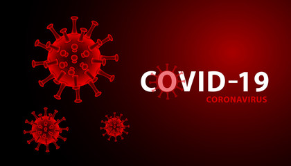 China pathogen respiratory influenza covid virus cells. New official name for Coronavirus disease named COVID-19. Coronavirus. Vector illustration.