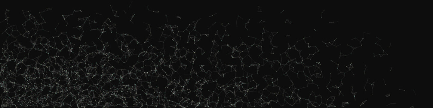 Network Mesh Random Procedural Art background illustration