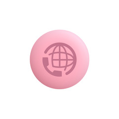 International Number -  Modern App Button