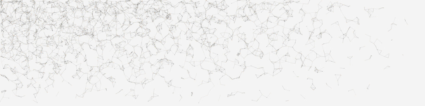 Network Mesh Random Procedural Art background illustration