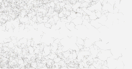 Network Mesh Random Procedural Art background illustration