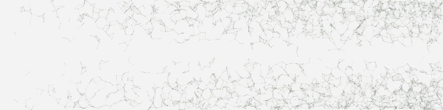Network Mesh Random Procedural Art background illustration