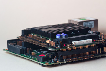 Modern electronic rugged embedded CPU board
