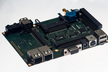 Modern electronic rugged embedded CPU board