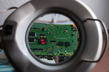 Fix and repair of electronic computer board