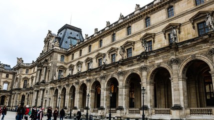Fototapeta premium Paris France Louvre